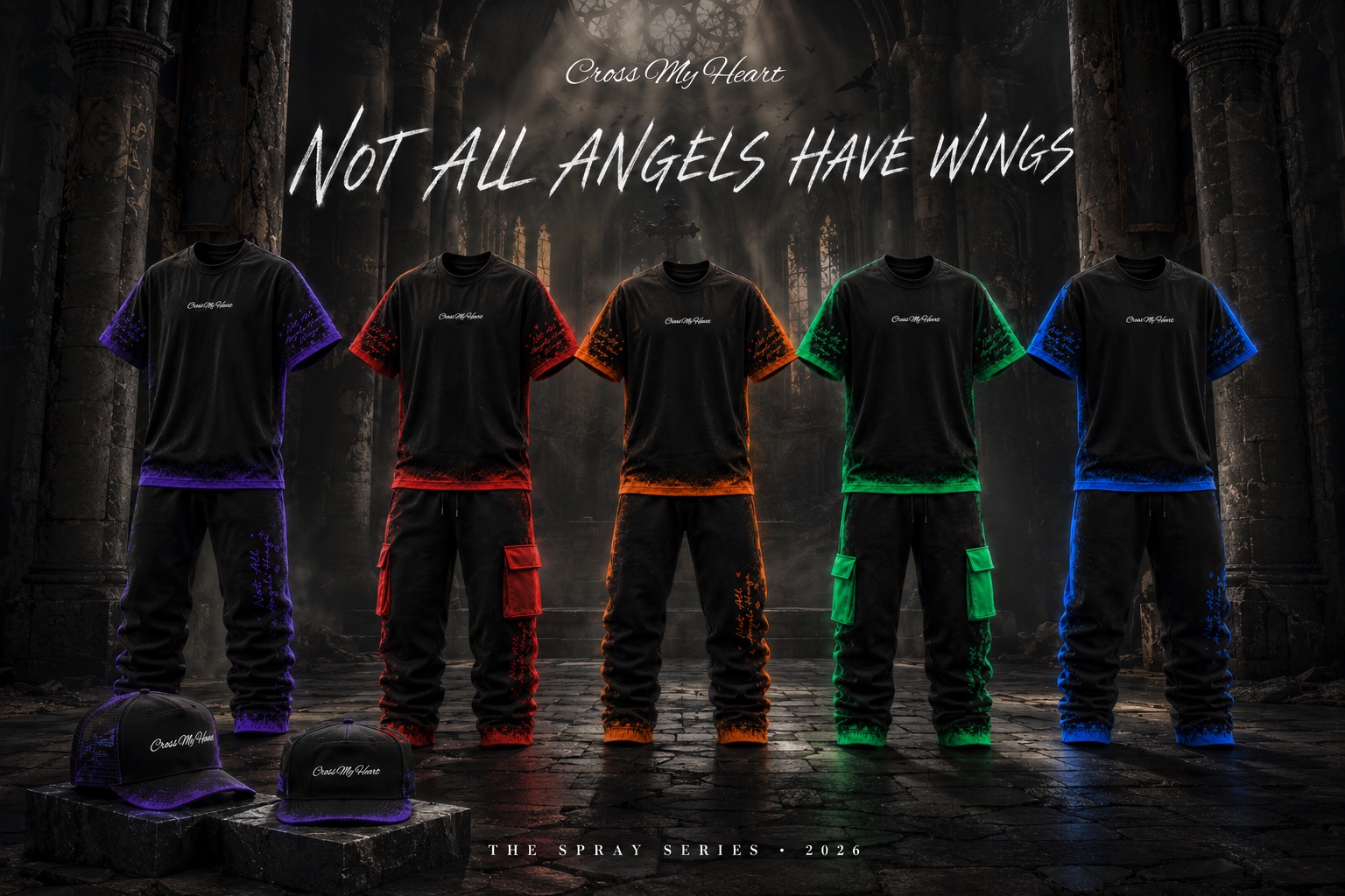 Cross My Heart — Not All Angels Have Wings — Spray Series