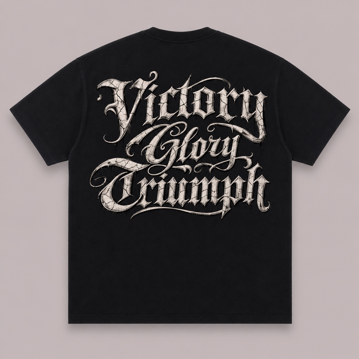 Cross My Heart — Victory · Glory · Triumph Tee — Back