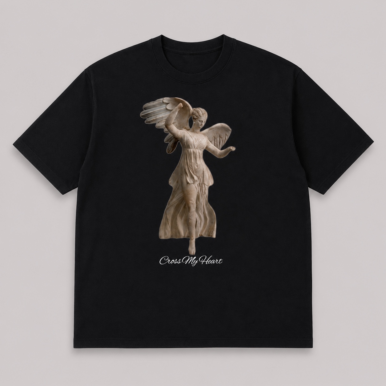 Cross My Heart — Victory · Glory · Triumph Tee — Front