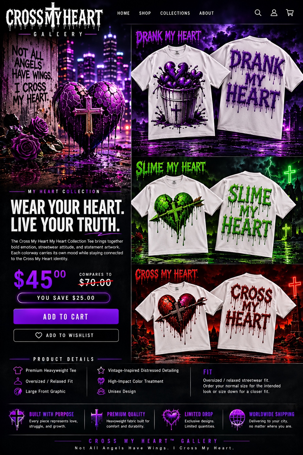 Cross My Heart — My Heart Collection — Product Archive